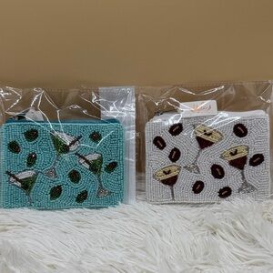 Beaded Clutch Set - martinis